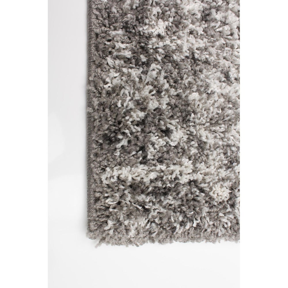 Modern Contemporary Dark Grey Area Rug Shag