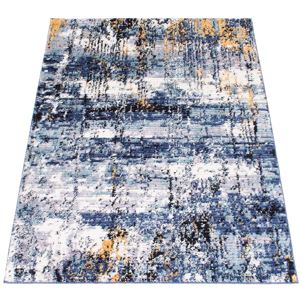 Pink Marble Modern & Contemporary Soft Rug