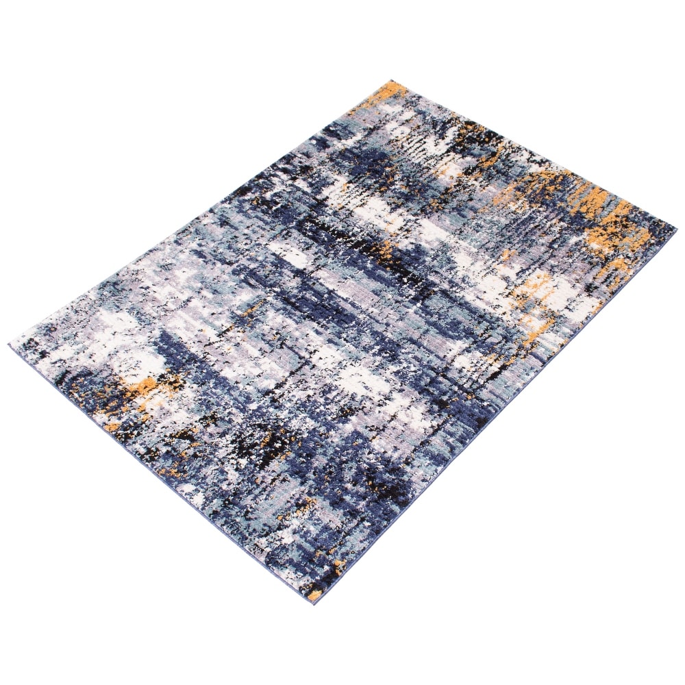 Pink Marble Modern & Contemporary Soft Rug