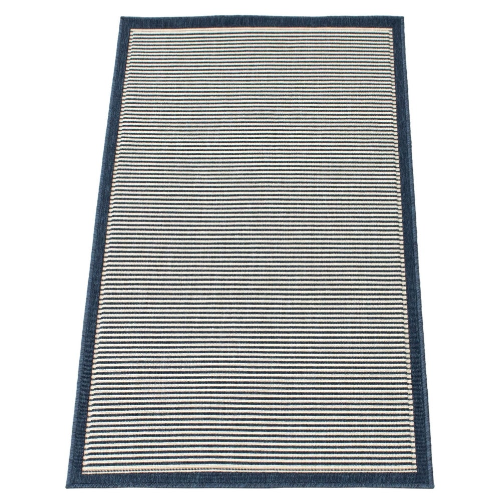 Bordered Indoor/ Outdoor Rug - Multiple Colors