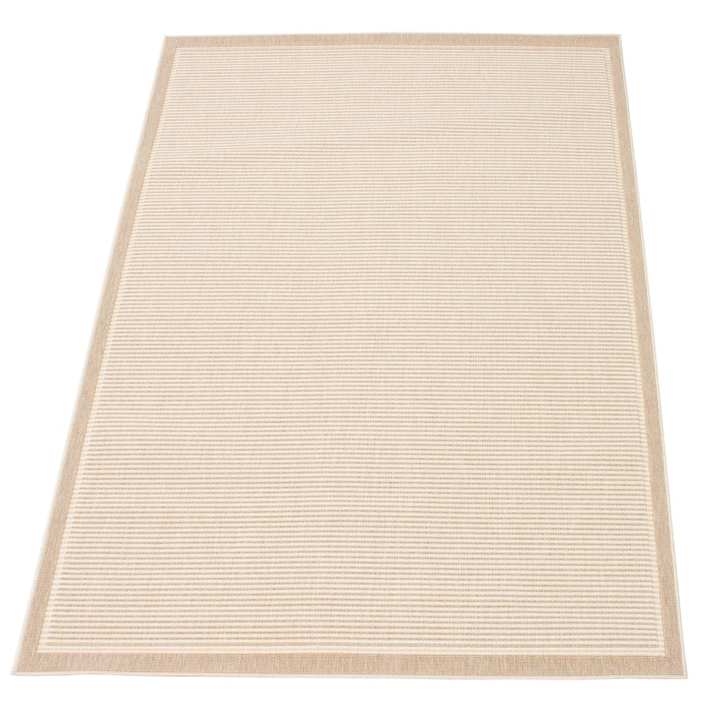 Bordered Indoor/ Outdoor Rug - Multiple Colors