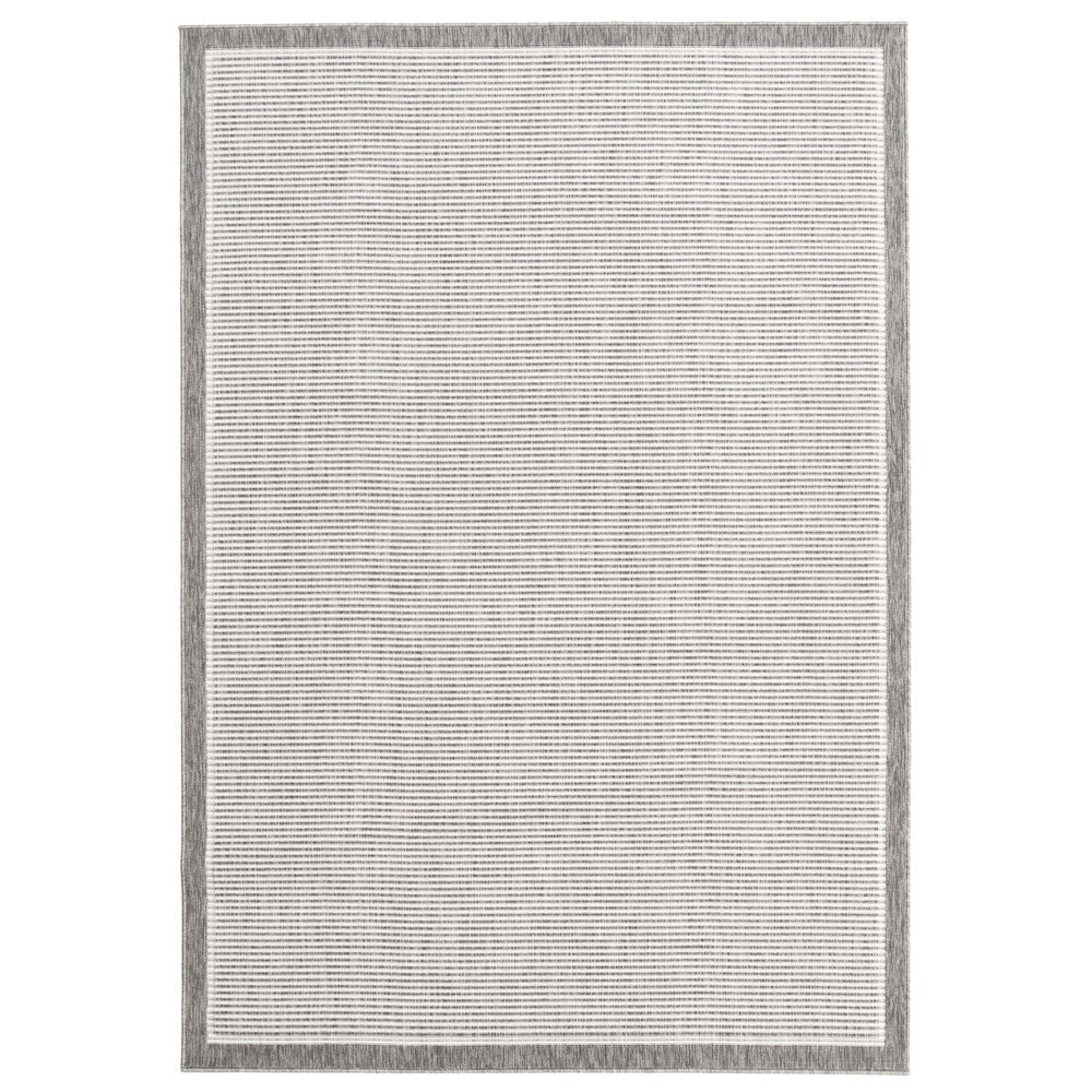 Bordered Indoor/ Outdoor Rug - Multiple Colors