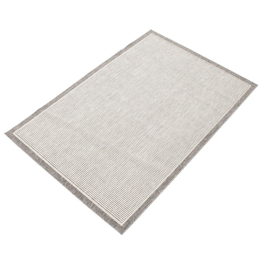 Bordered Indoor/ Outdoor Rug - Multiple Colors