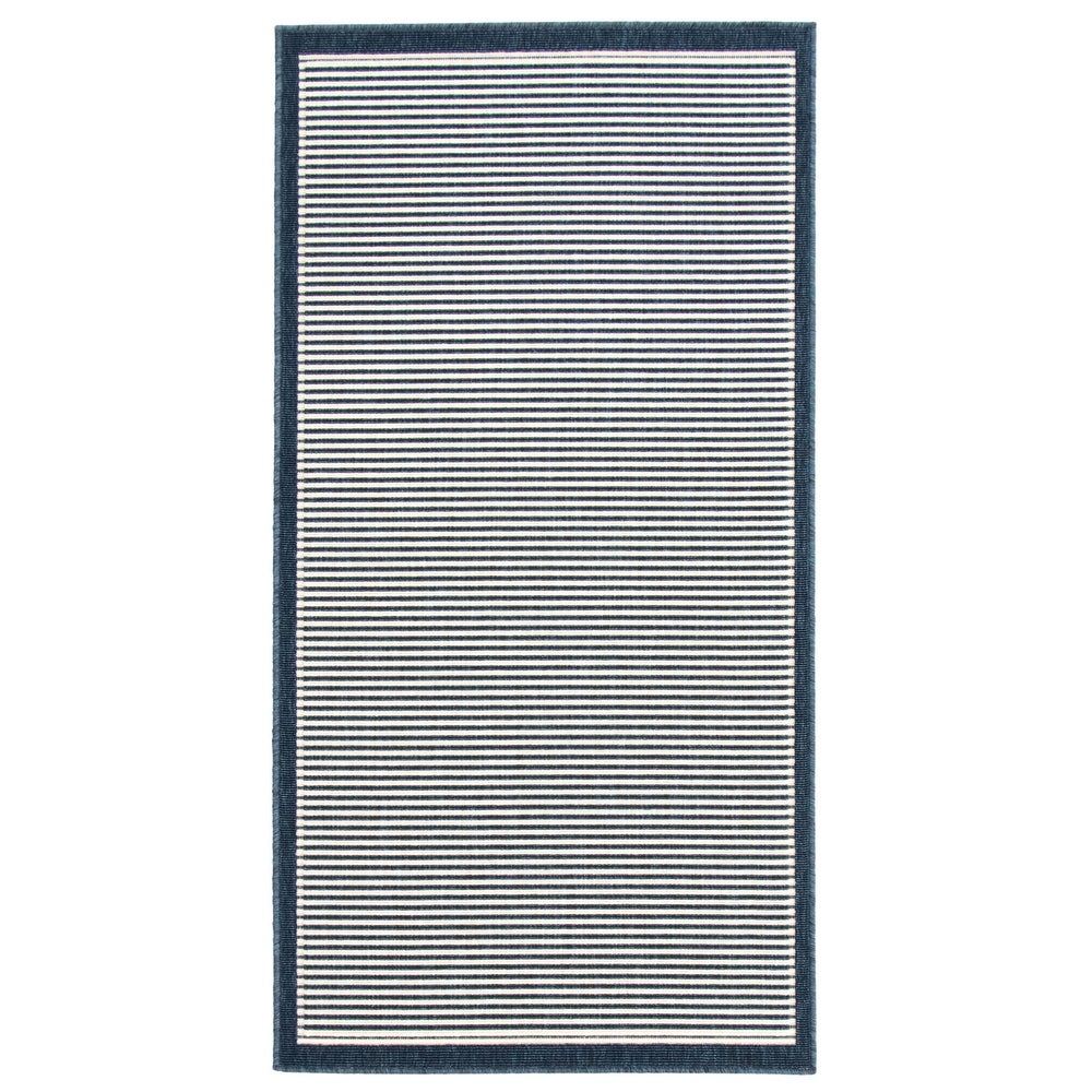 Bordered Indoor/ Outdoor Rug - Multiple Colors