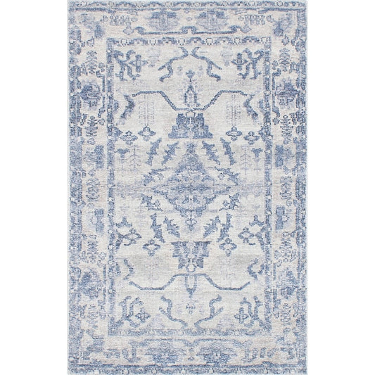 Hand-knotted Monterey Silk M16B Grey Soft Rug