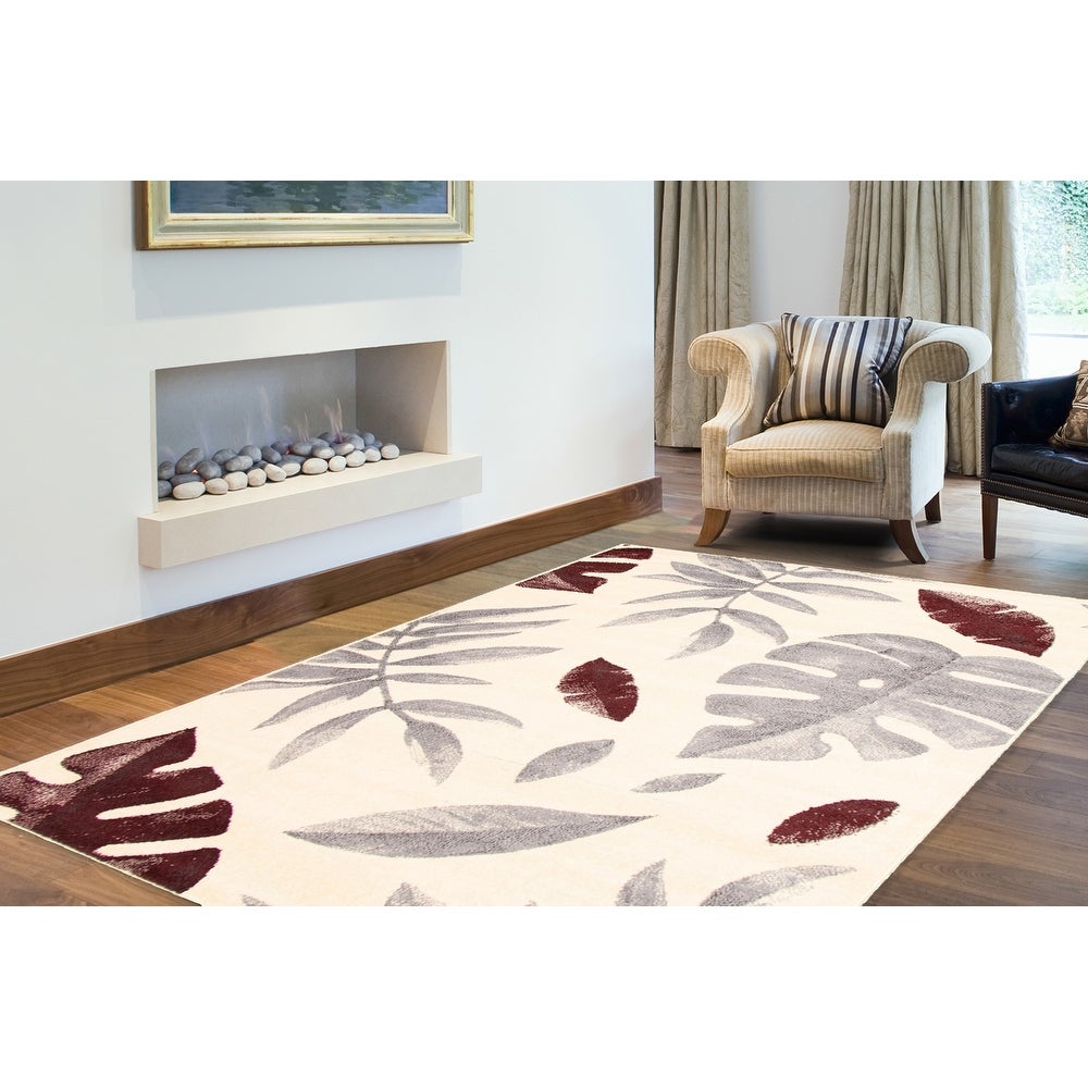 Floral Presly Area Soft Rug