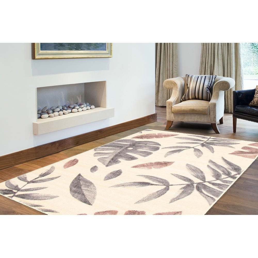 Floral Presly Area Soft Rug