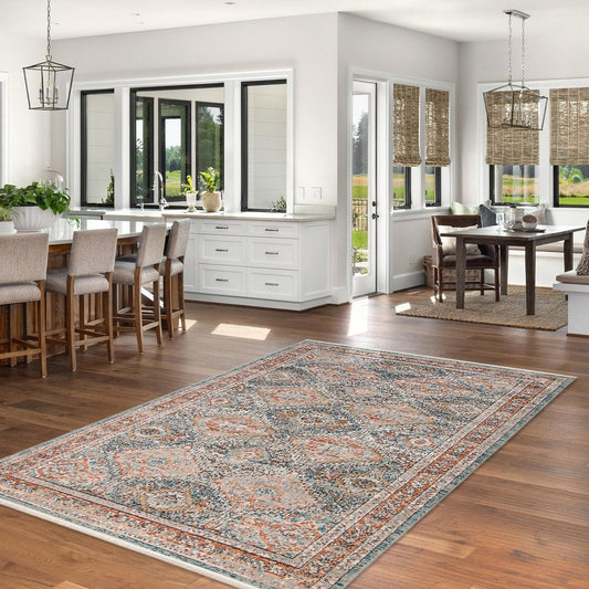 Taupe Bohemian & Eclectic Soft Area Rug