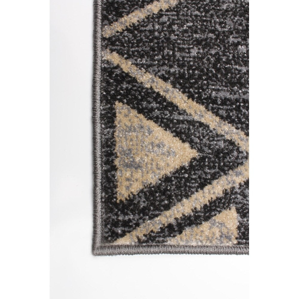 Dark Grey Chcolate Diamond Casual Soft Rug