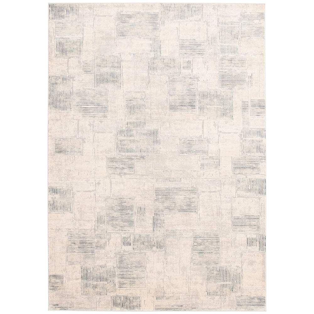 Grey Abstract Modern & Contemporary Soft Rug