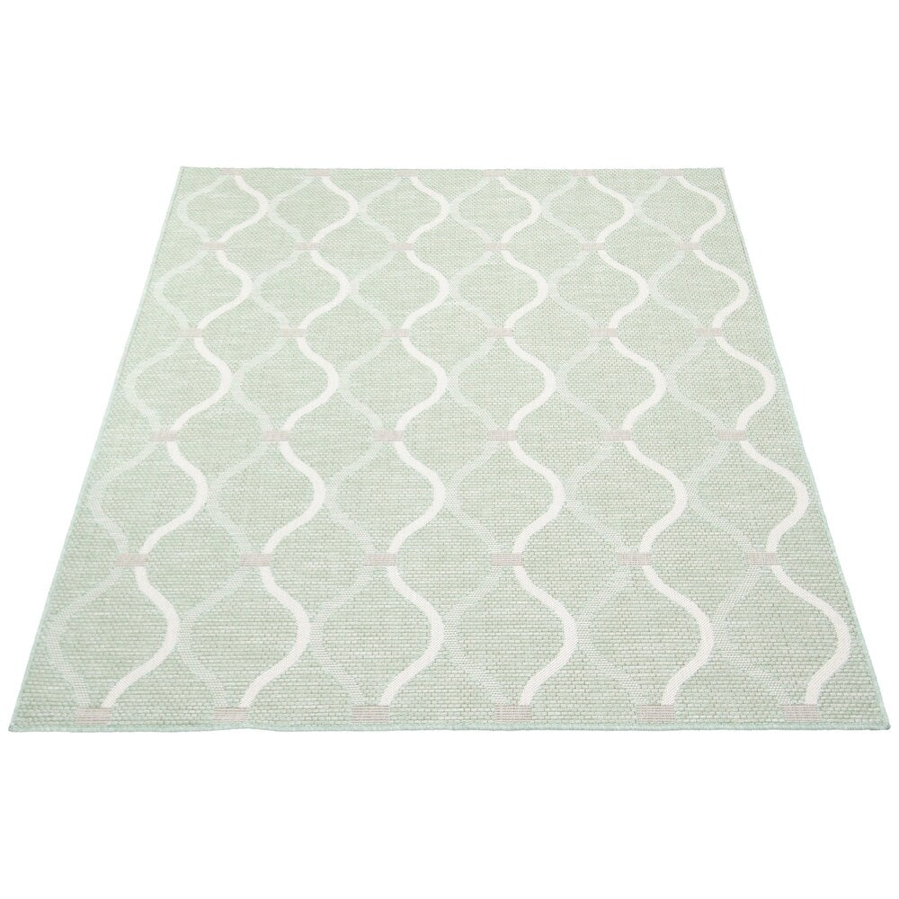 Veranda Abstract Indoor/ Outdoor Soft Rug