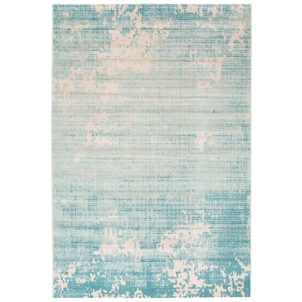 Vintage Distressed Blue Soft Rug