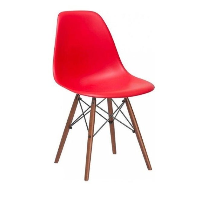 Eiffel Chair (Walnut base) - 33''Hx19''Wx21''D