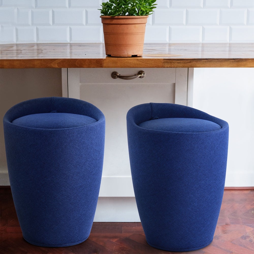 Elama 1 Piece Blue Denim Chair