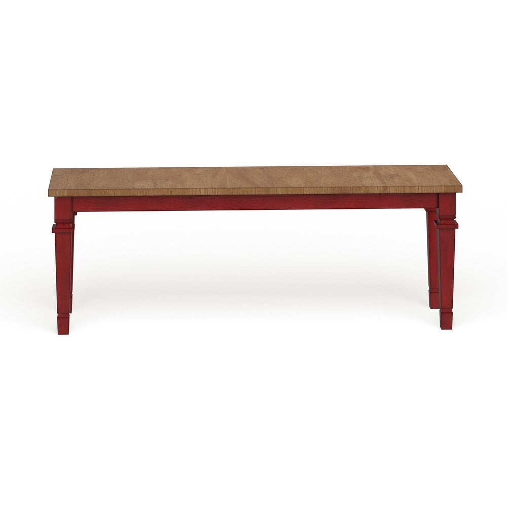 Elena Solid Wood Dining Bench by iNSPIRE Q Classic