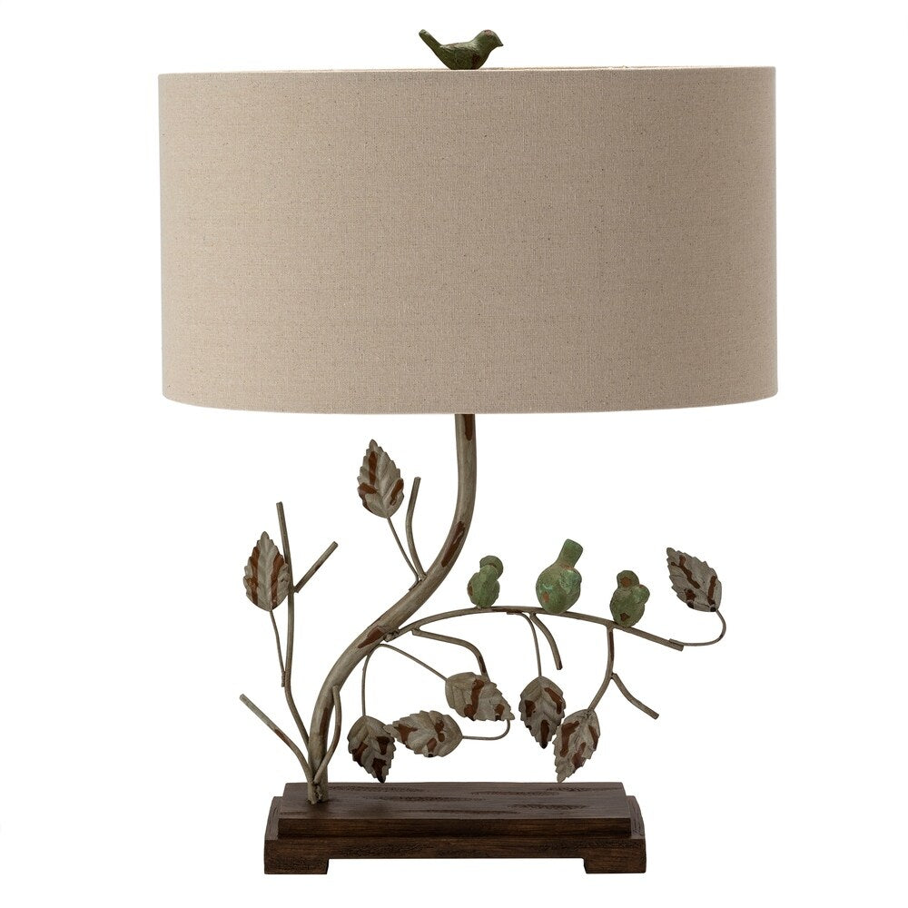 Ella Antique Blue and Green 23-inch Table Lamp