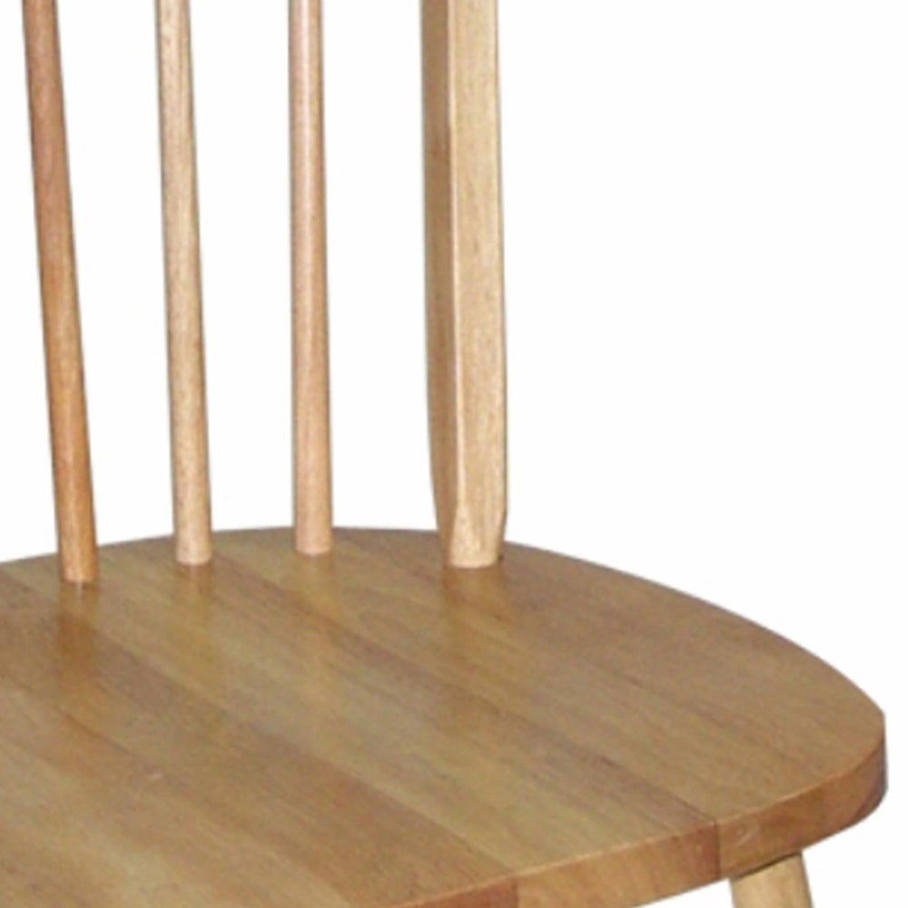 Estill Windsor High Spindle Back Dining Chair with Plain Legs