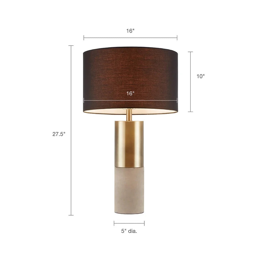 Hampton Hill Fulton Concrete Table Lamp