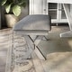 Furniture of America Paiz Modern Two-Seater Padded Dining Bench - Grey/Antique White