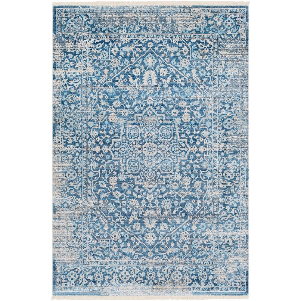 Daninos Vintage Persian Traditional Blue Soft Area Rug