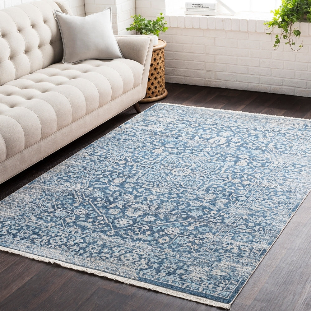 Daninos Vintage Persian Traditional Blue Soft Area Rug