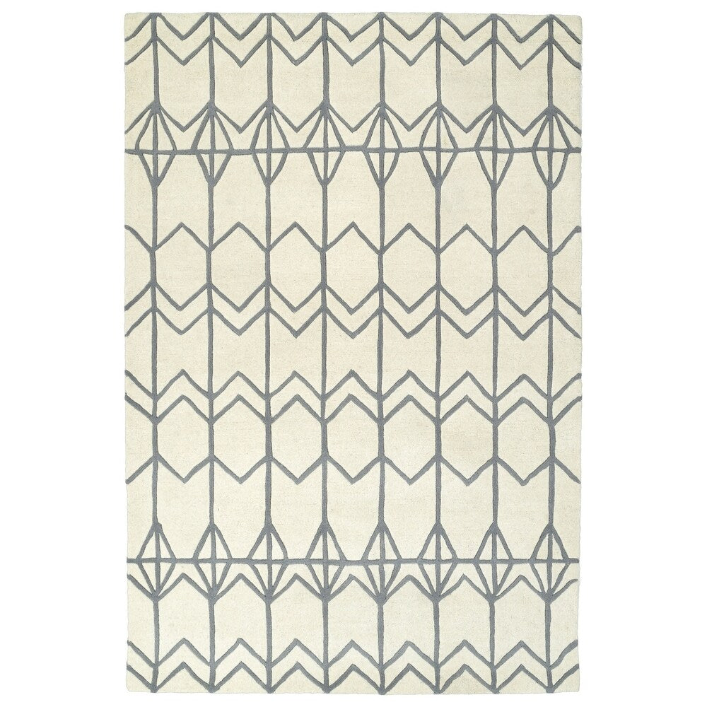 ORIGAMI COLLECTION Grey Soft Area Rug