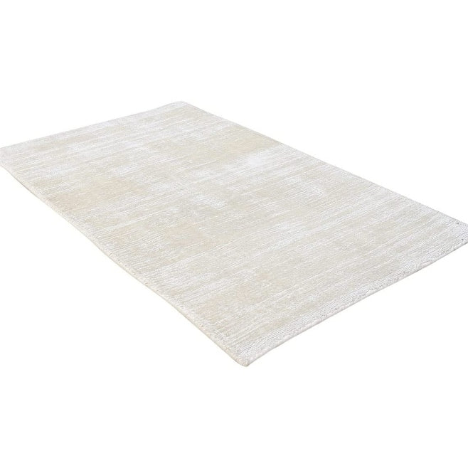 Handmade Hand-tufted Viscose Soft Solid Color Soft Area Rug