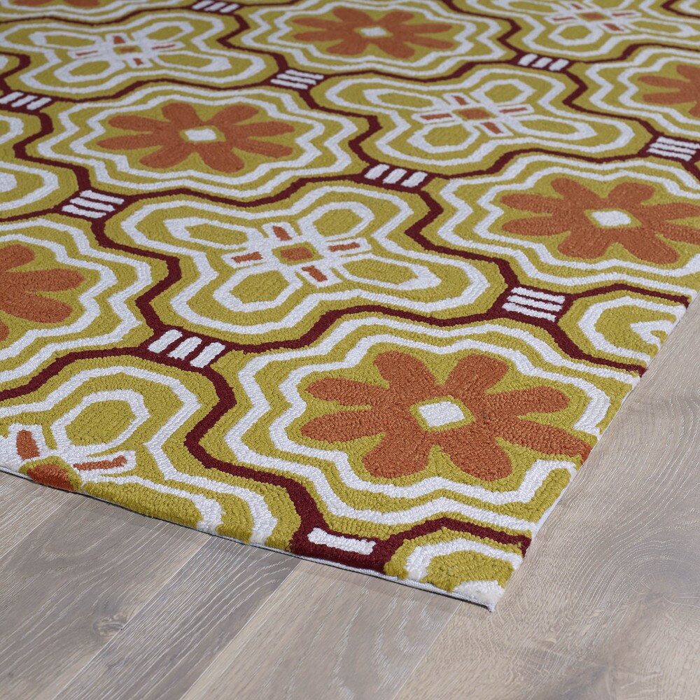 Matira Collection Gold Soft Area Rug