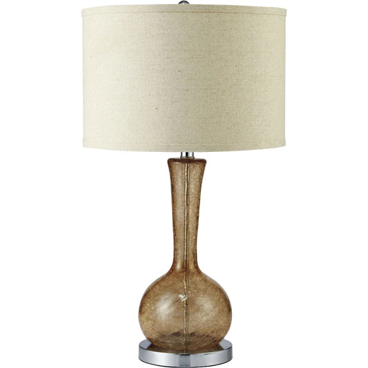 The Curated Nomad Homer Contemporary Amber Table Lamp