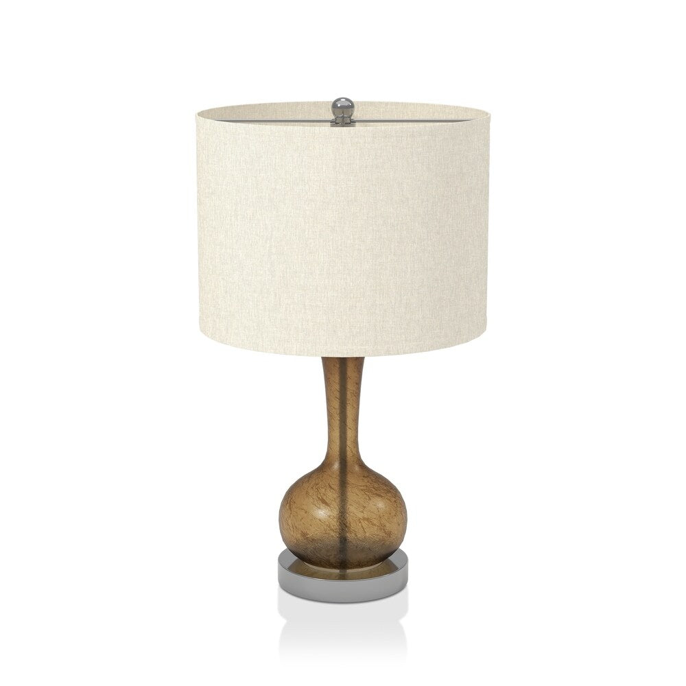 The Curated Nomad Homer Contemporary Amber Table Lamp