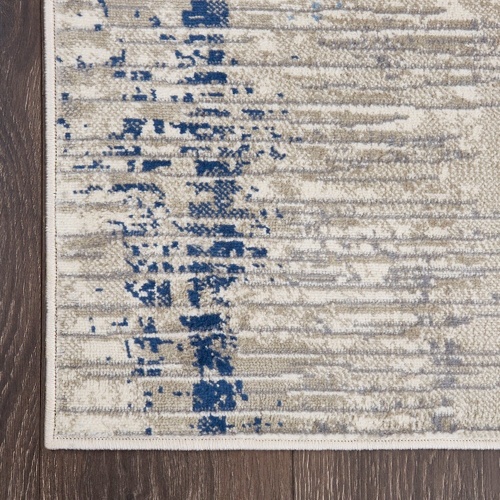 Melrose Lorenzo Contemporary Abstract Soft Area Rug