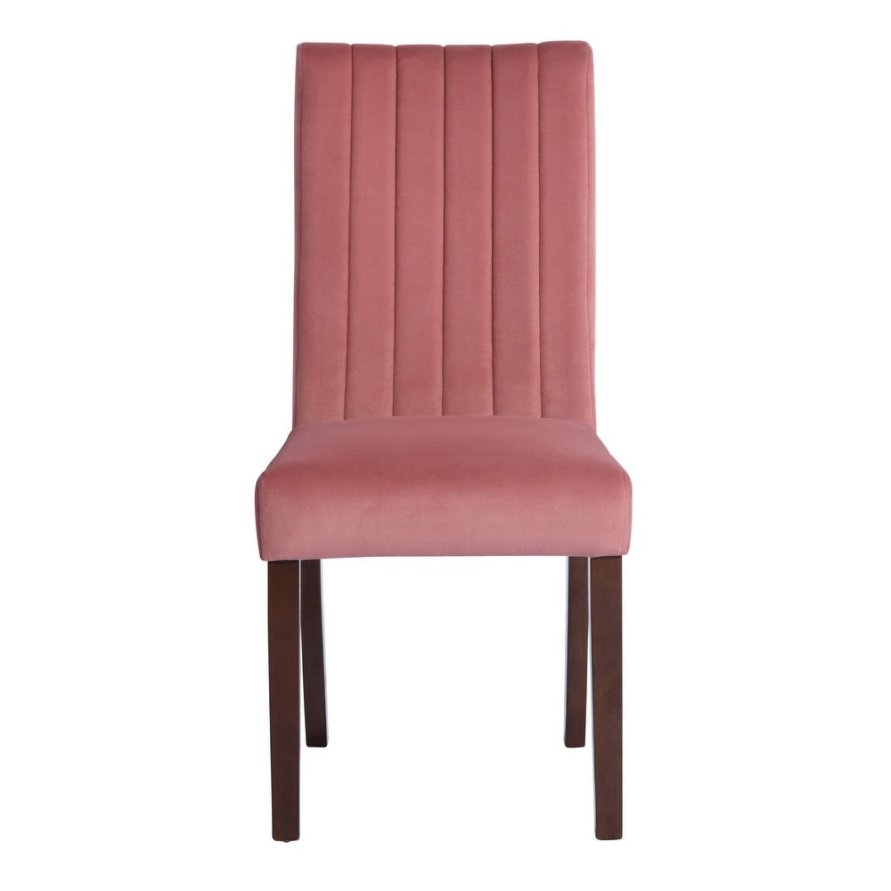 Homylin Velvet Upholstered Dining Chairs (Set of 2)
