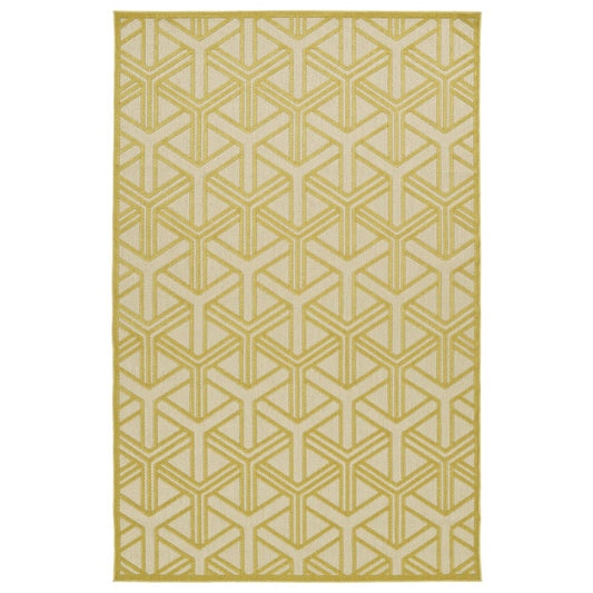 A BREATH OF FRESH AIR COLLECTION Gold Soft Area Rug