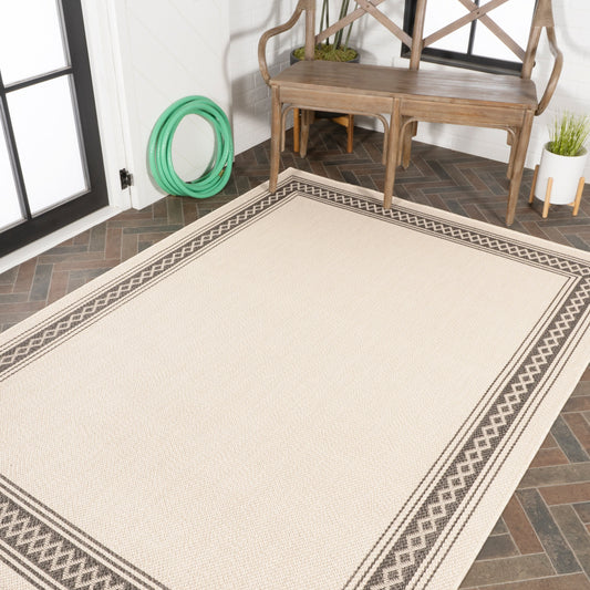 Havana Classic Diamond Border Indoor/Outdoor Area Rug
