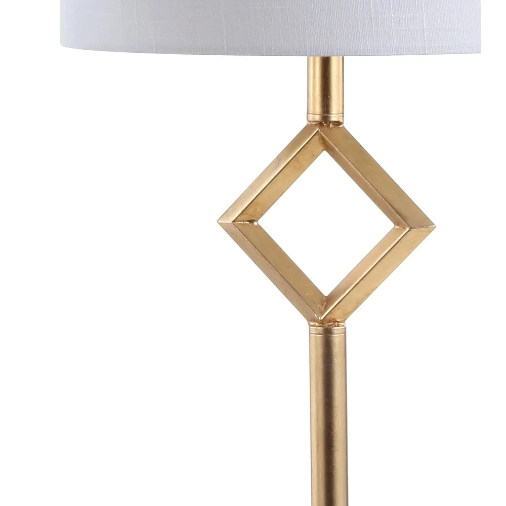 Juno 30.75" Metal/Resin LED Table Lamp, Gold Leaf