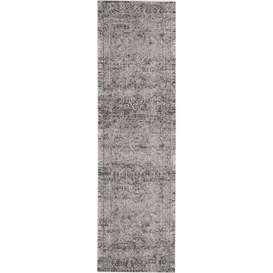 Halle Berry Collection - Grey/Ivory Grand Expressions Distressed Soft Area Rug