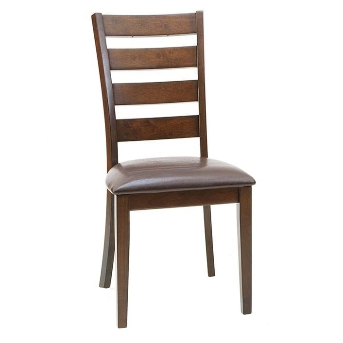 Kona Brandy Ladderback Brushed Brandy Dining Chairs (Set of 2)