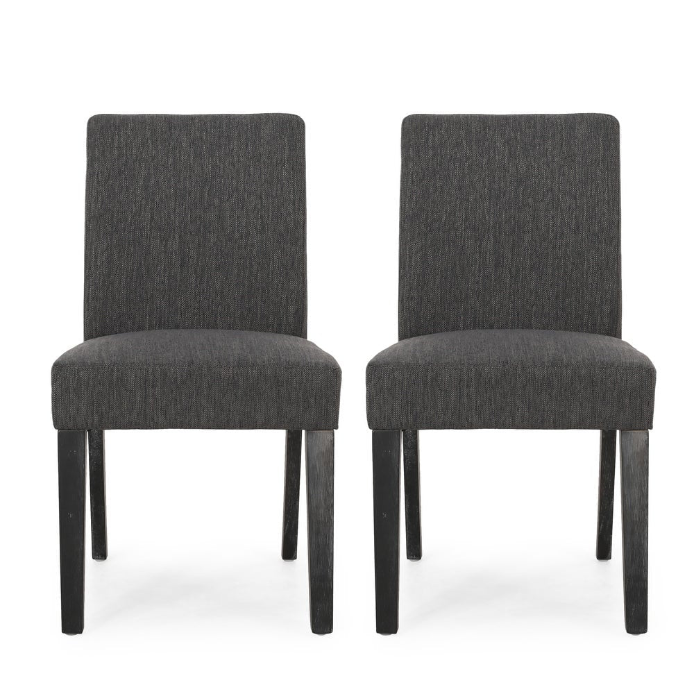 Kuna Contemporary Upholstered Dining Chair (Set of 2) by Christopher Knight Home