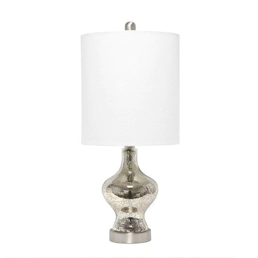 Lalia Home Paseo Table Lamp with White Fabric Shade