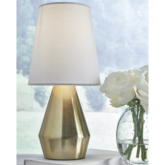 Lanry Metal Table Lamp - 7"W x 7"D x 15"H