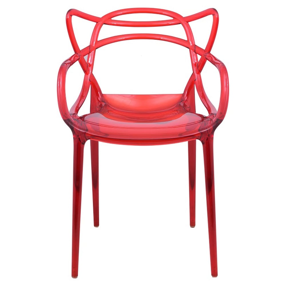 LeisureMod Milan Modern Intertwined Design Dining Side Chair