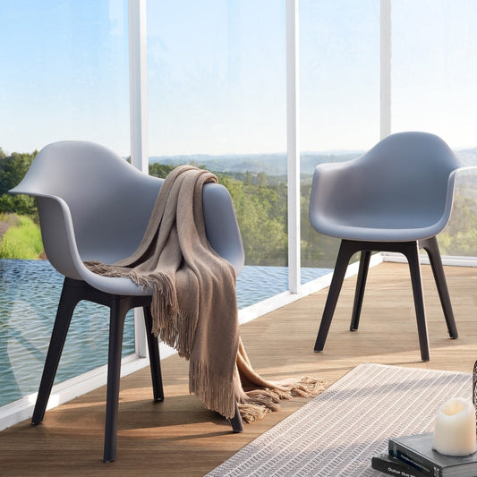 Lyle Grey Dining Chair by Corvus (Set of 2)