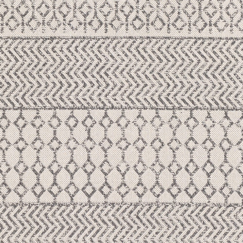 Moroccan Stripe Machine Washable Area Soft Rug