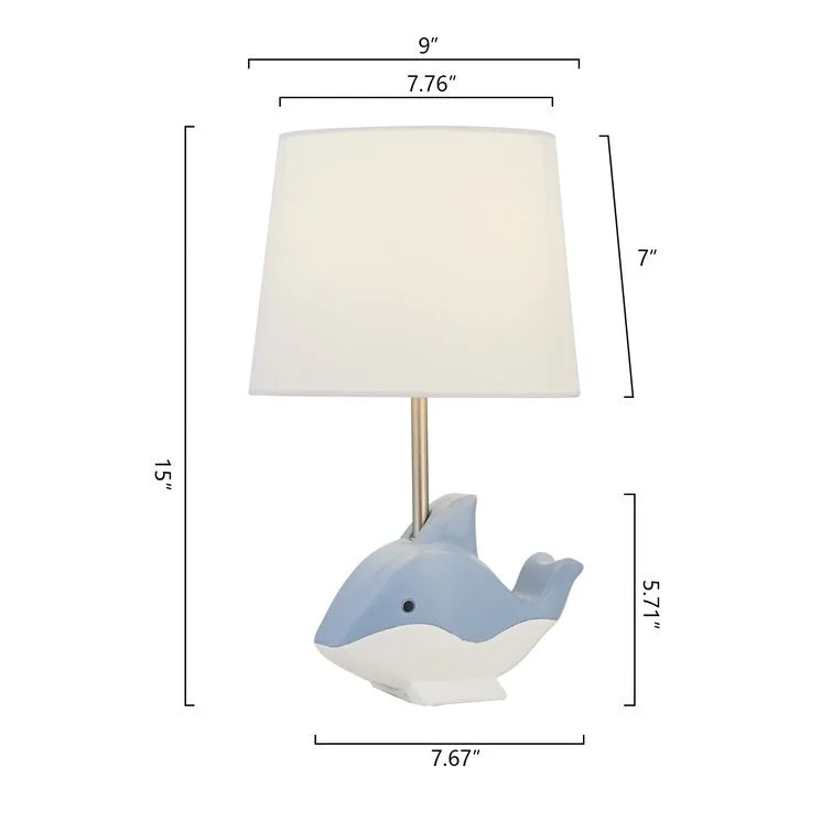 Maxax 15" Bedside Child/Kids Table Lamp