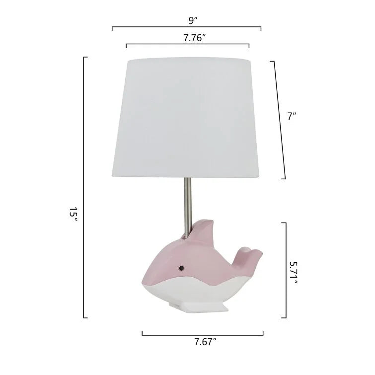 Maxax 15" Bedside Child/Kids Table Lamp