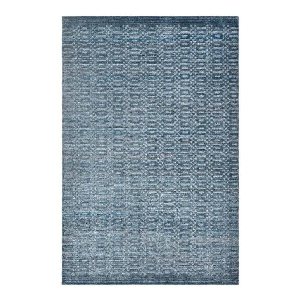 Michelle Solid Geometric Handmade Area Rug