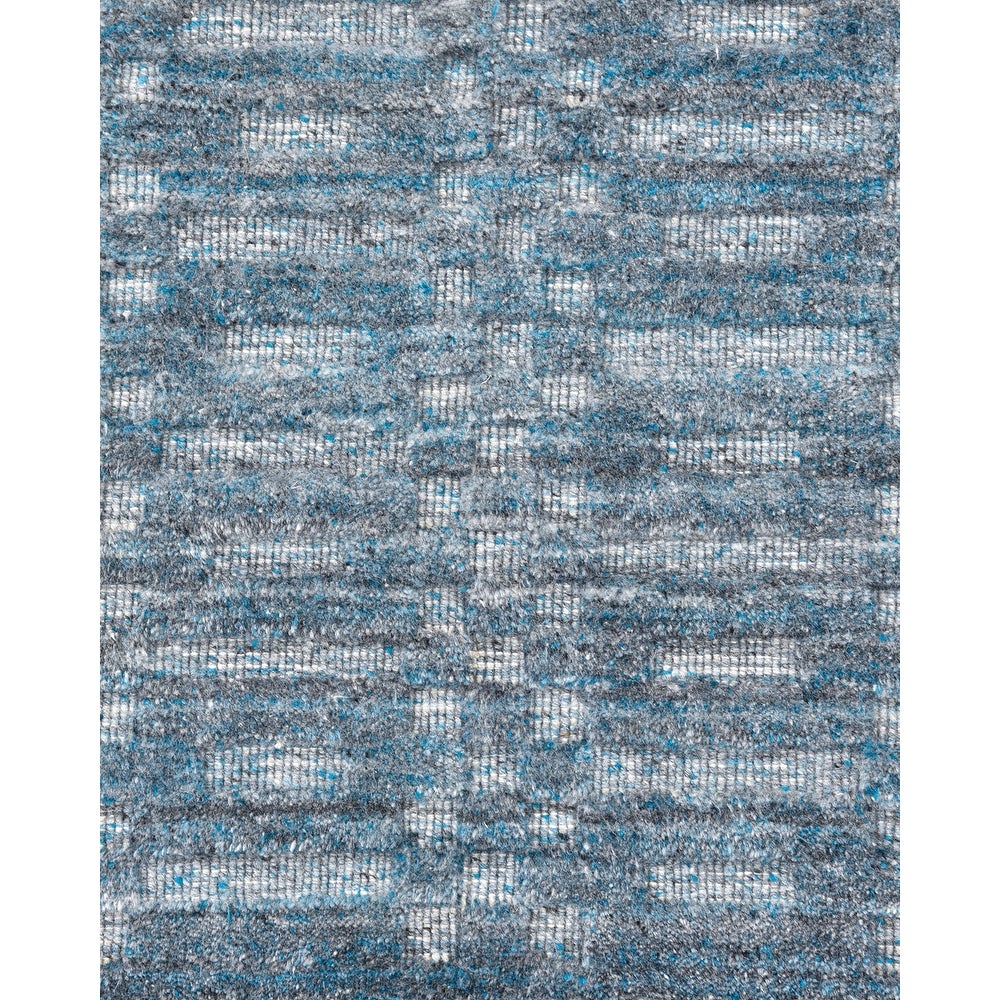 Michelle Solid Geometric Handmade Area Rug