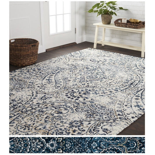 Verona Boho Paisley Soft Area Rug