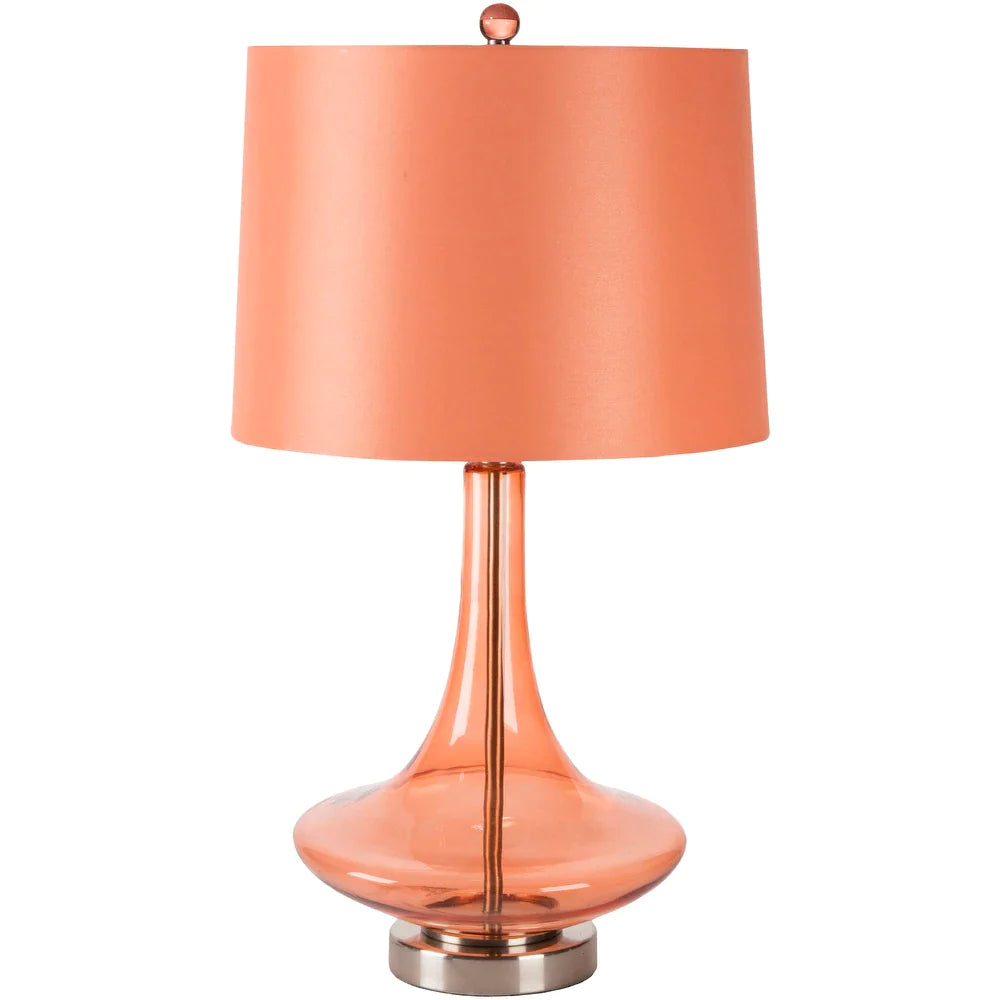 Modern Solid Orange Bray Table Lamp