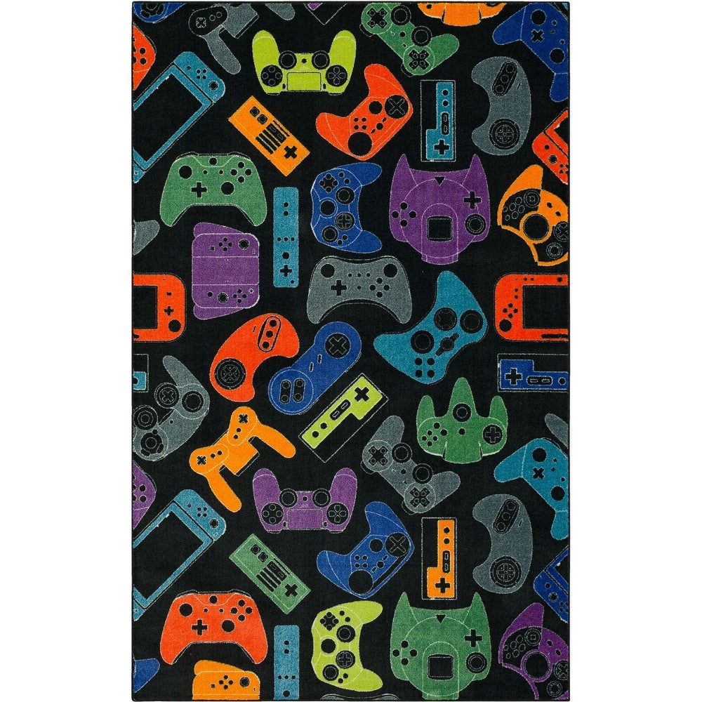 Home In Control Gamer Area Rug